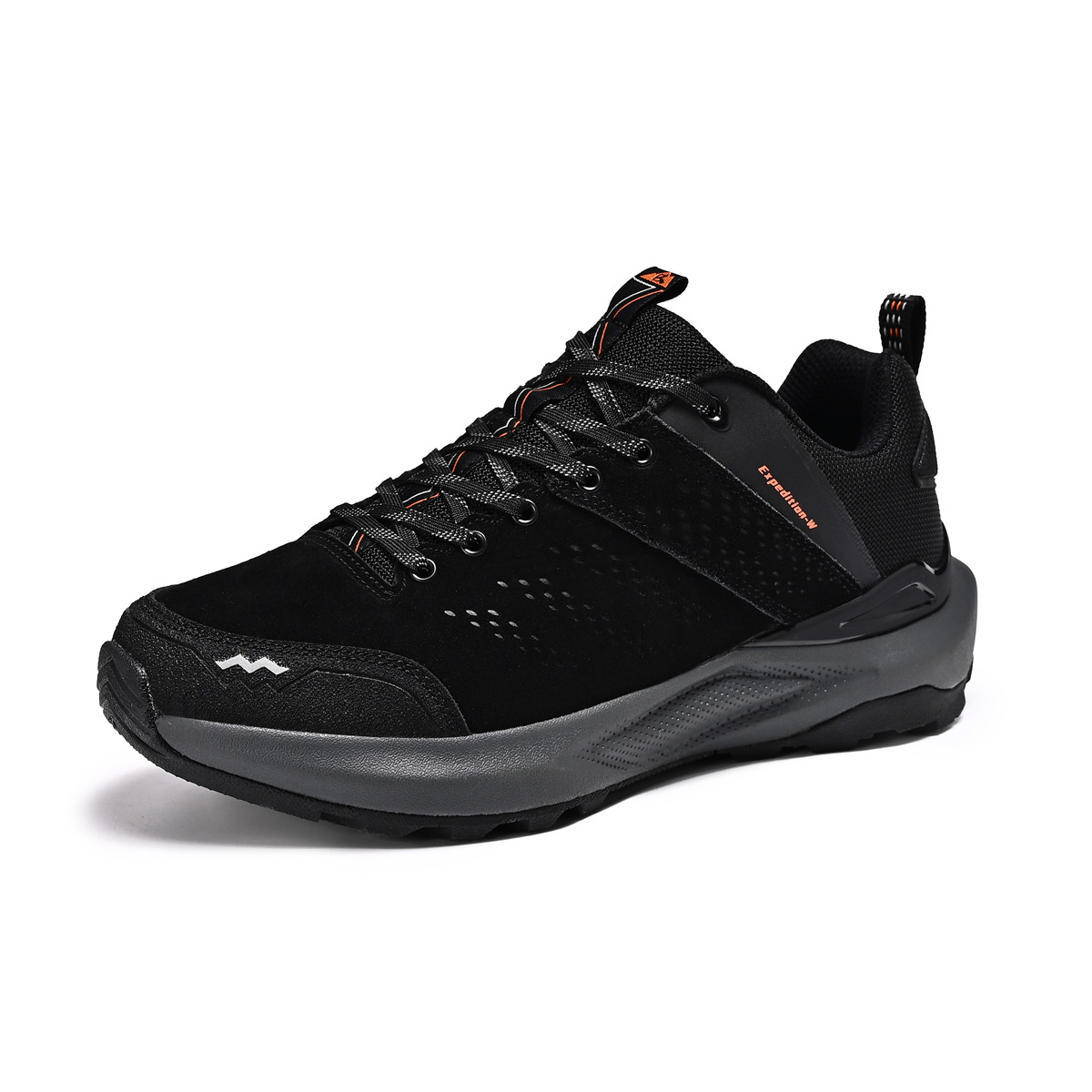 TUTU Cushioning Rebound Abrasion Resistant Lightweight Slip Resistant Low top Hiking Shoes Unisex Black