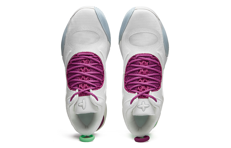 EQLZ EQUALIZER Sphere Basketball Shoes Men’s Low Top Purple/Mint Green/White