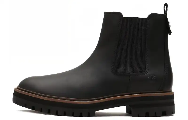 Timberland London Square Short Chelsea Boots Women's Black
