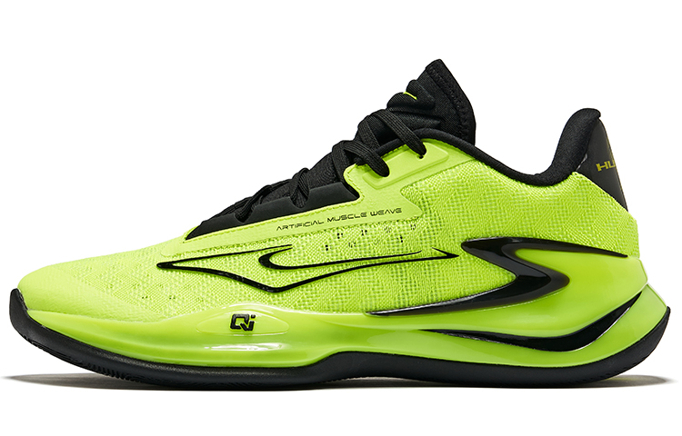 Erke Humble 1.0 Basketball Shoes Men’s Mid Top Neon Lime Green/Jet Black
