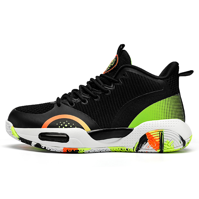 BEITA Cushioning Slip Resistant Abrasion Resistant Breathable Lightweight High top Basketball Shoes Men’s