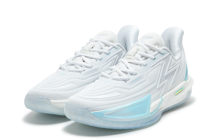 361° BIG3 4.0 Quick Pro Basketball Shoes Men’s Low Top 361 Degrees White/Glacier Blue
