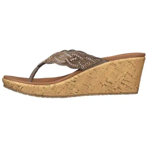 Skechers Cali Beverlee Flip Flops Women's Brown