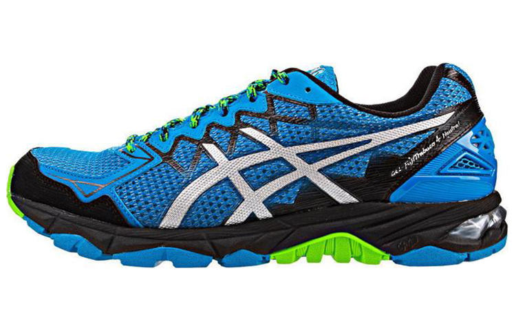 ASICS GEL FujiTrabuco 7 Trail Running Shoes Unisex Blue Black