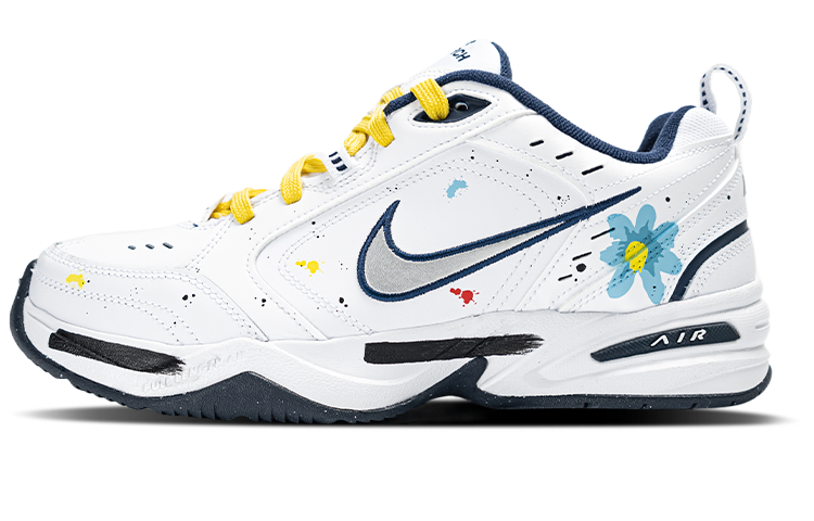 Nike Air Monarch 4 Cushioning Slip Resistant Abrasion Resistant Height Increasing Low top Chunky Sneakers Men's