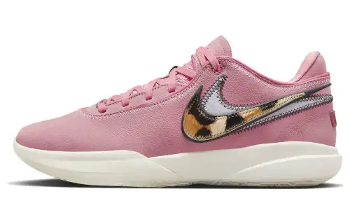 Nike LeBron 20 EP round head comfortable low top basketball shoes men's pink domestic version