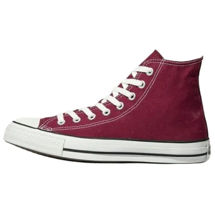 Converse All Star Abrasion Resistant High top Canvas Shoes Unisex Red Japan Version
