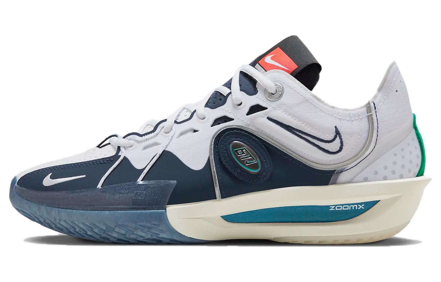 Nike G.T. Cut 3 Asw Ep Fashionable and Versatile Low-top Basketball Shoes Unisex White and Blue Domestic Version