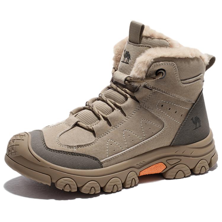CAMEL Slip Resistant Abrasion Resistant High top Hiking Shoes Men’s