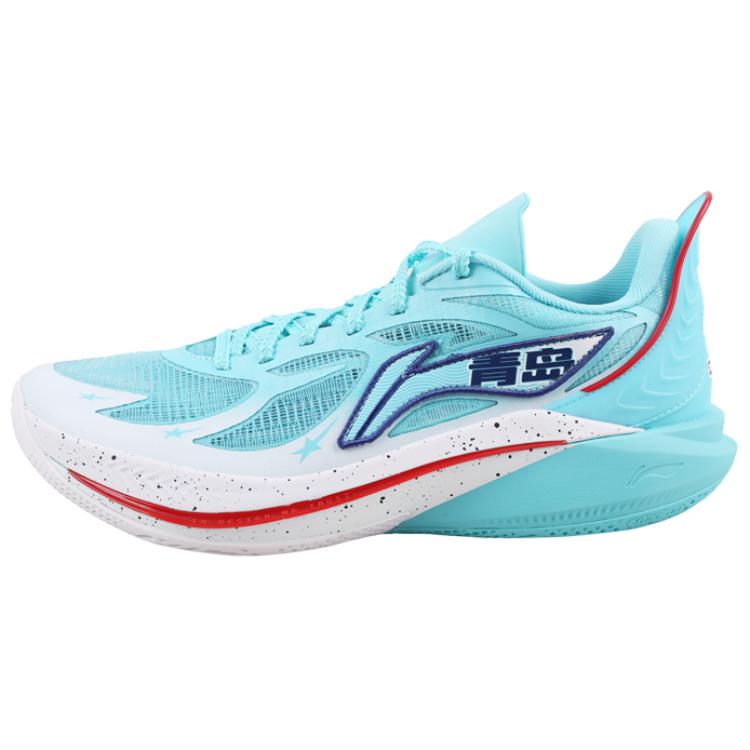 Li Ning SONIC 12 Cushioning, Wear Resistant Low top Basketball Shoes Men’s Blue White