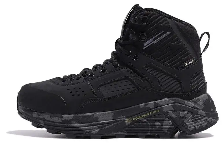 KOLON SPORT 24Nature Slip Resistant Abrasion Resistant High top Hiking Shoes Unisex Black