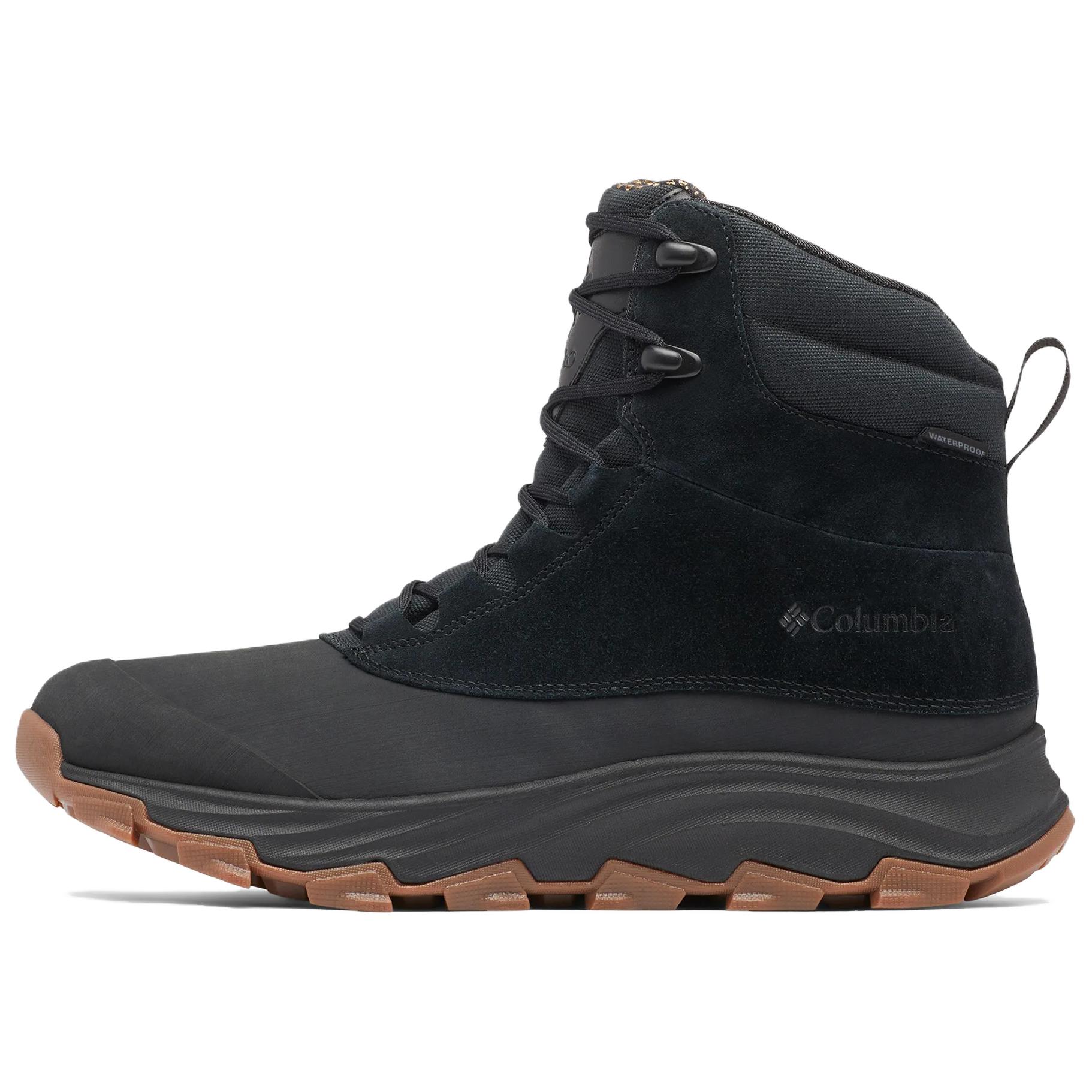 Columbia Slip Resistant Waterproof Non Slip And Waterproof High top Mountaineering Shoes Men’s Black