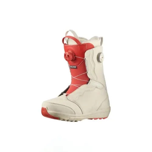 SALOMON Thermal Abrasion Resistant Crew Snow Boots Women's White Pink