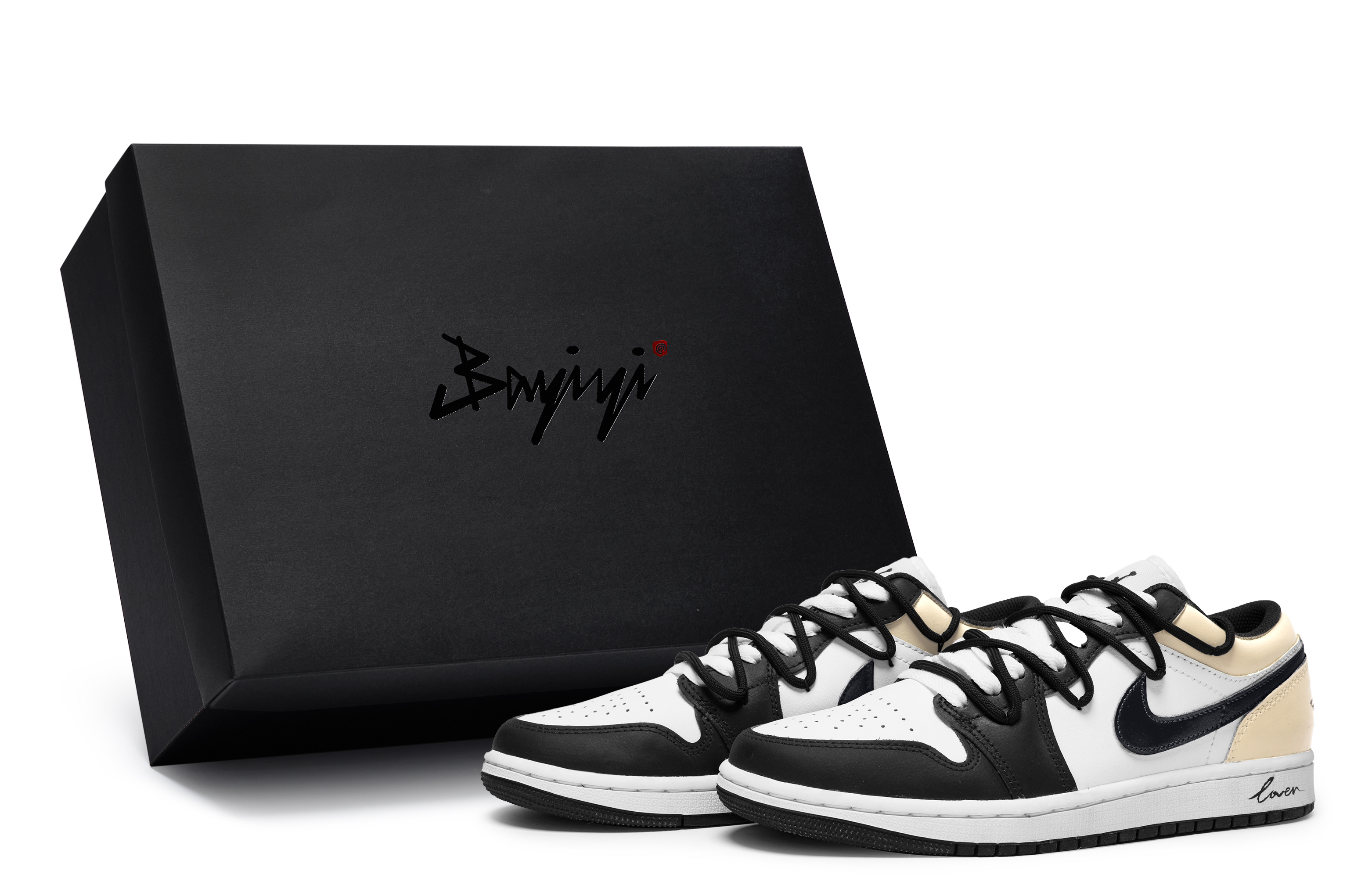 Jordan Air Jordan 1 811 Manufacturing, Yellow Of The Flourishing Years, Special Shoe Box Leather Abrasion Resistant