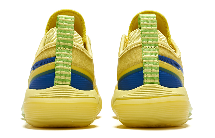 Erke Raid Cushioning Rebound Low top Basketball Shoes Men’s Lemon