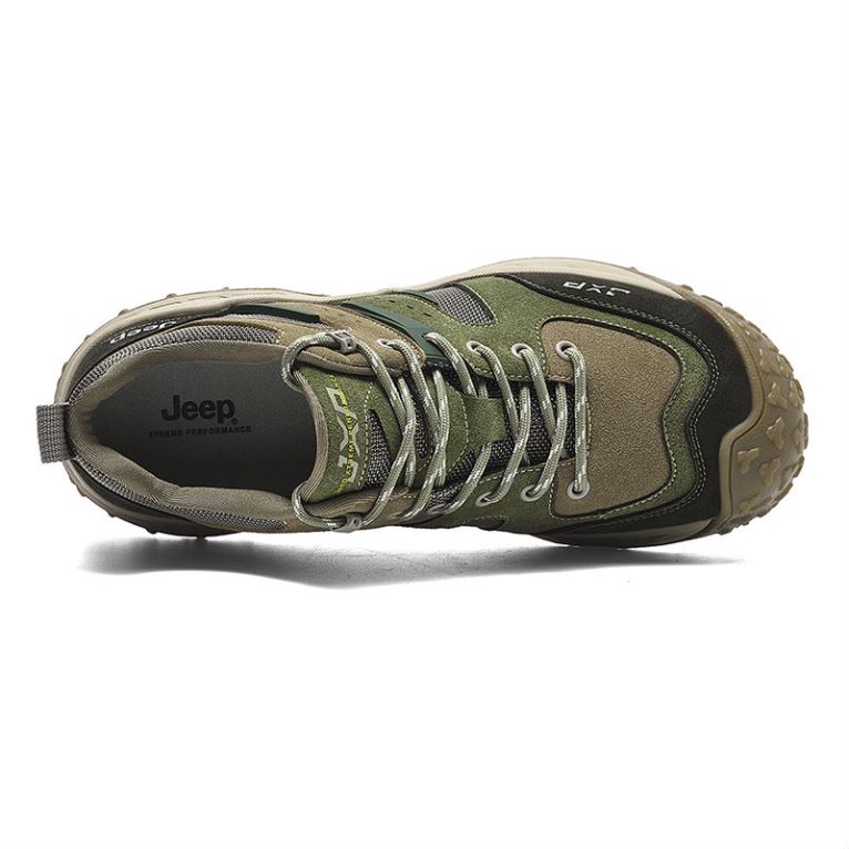 Jeep Abrasion Resistant Low top Hiking Shoes Men’s Khaki