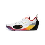 Li Ning All City 13 Cushioning Abrasion Resistant Rebound Low top Basketball Shoes Men's White Gold