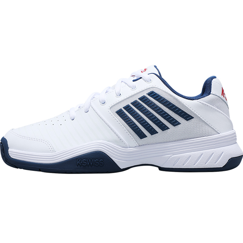 K·SWISS Breathable Low top Tennis Shoes Men’s White Blue