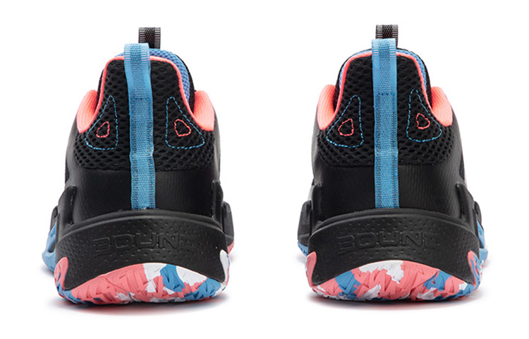 361° Shadow Resilient Slip Resistant, Abrasion Resistant, Breathable Low top Basketball Shoes Men’s Black Blue