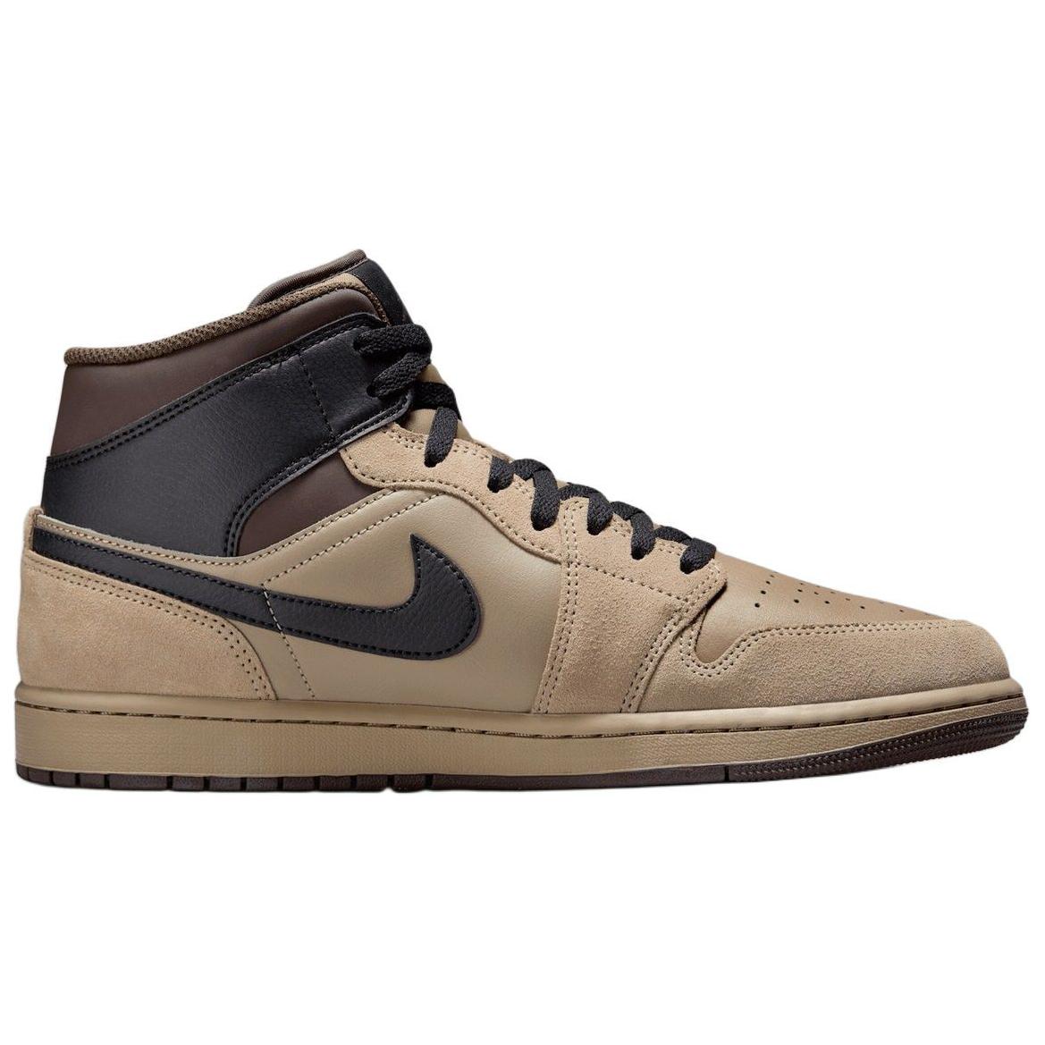 Jordan 1 Mid Khaki Baroque Brown