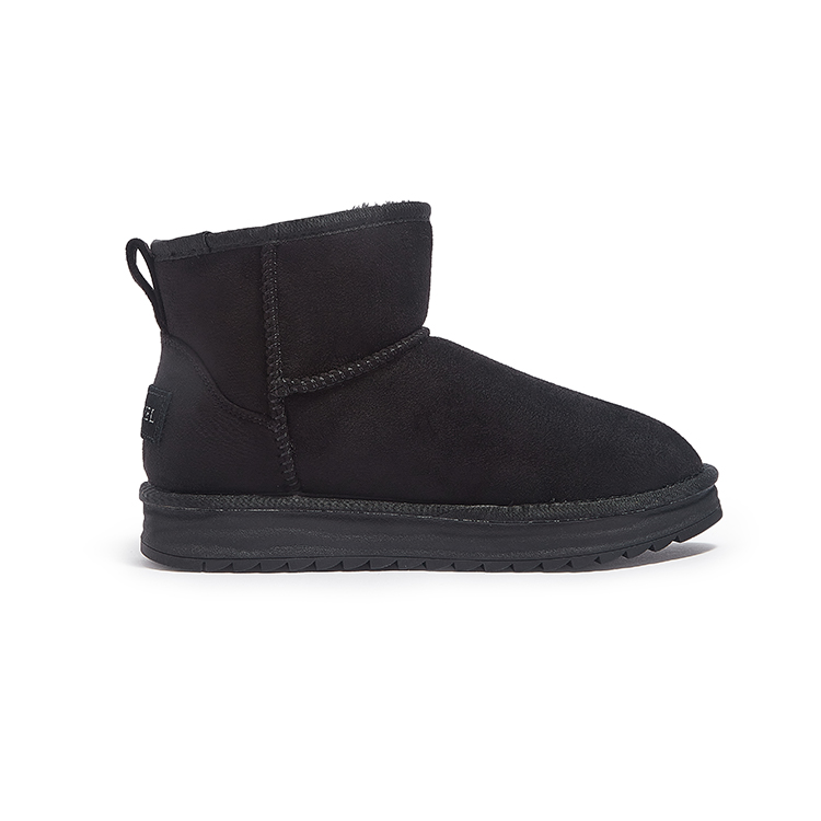 CAMEL Thickened And Fleece Lined, Thermal, Abrasion Resistant Slip Resistant, Solid Color Versatile, Basic Snow Boots