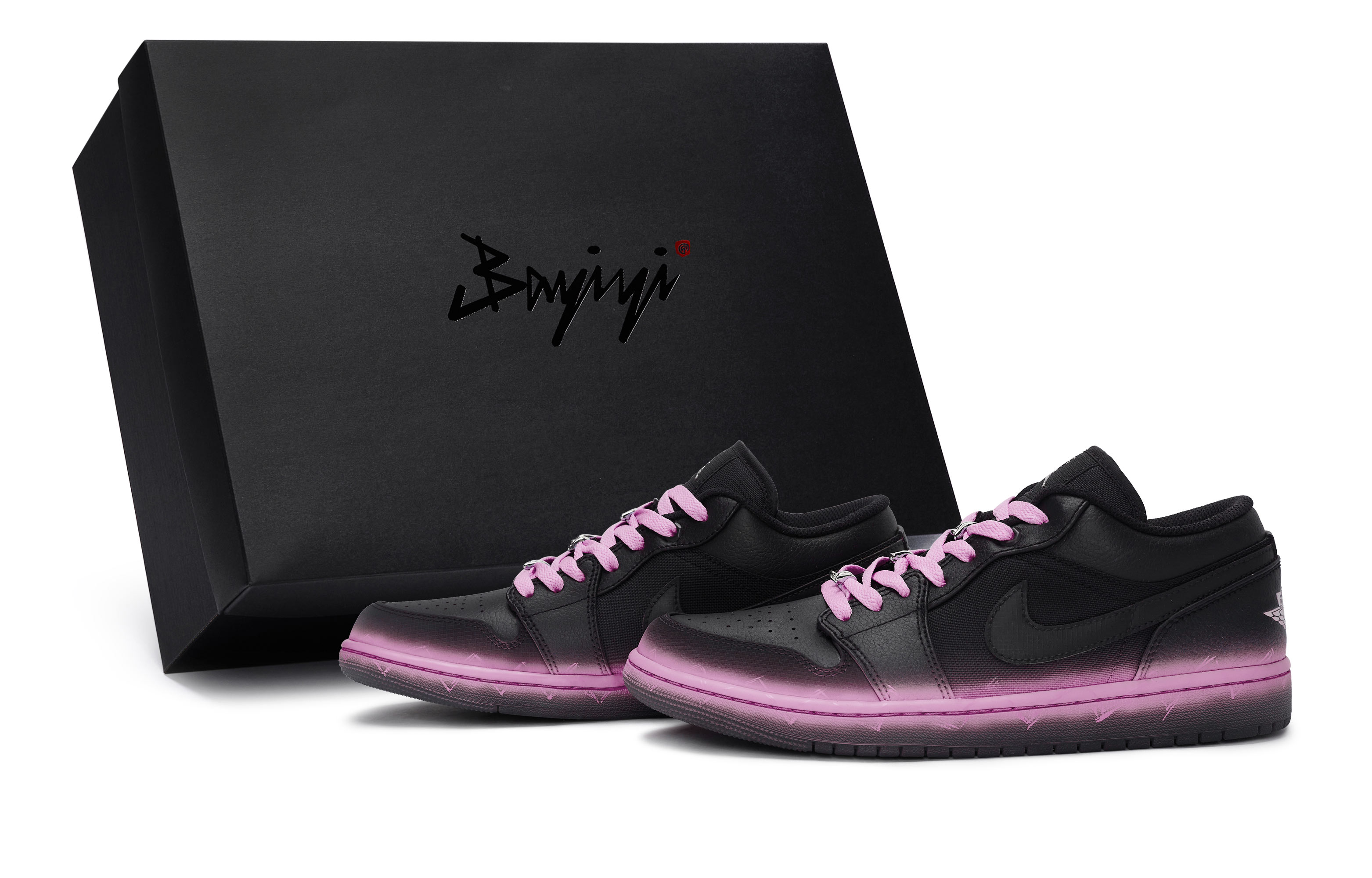 Jordan Air Jordan 1 811 Manufacturing, Current Surge Pink, Special Shoe Box Abrasion Resistant Slip Resistant