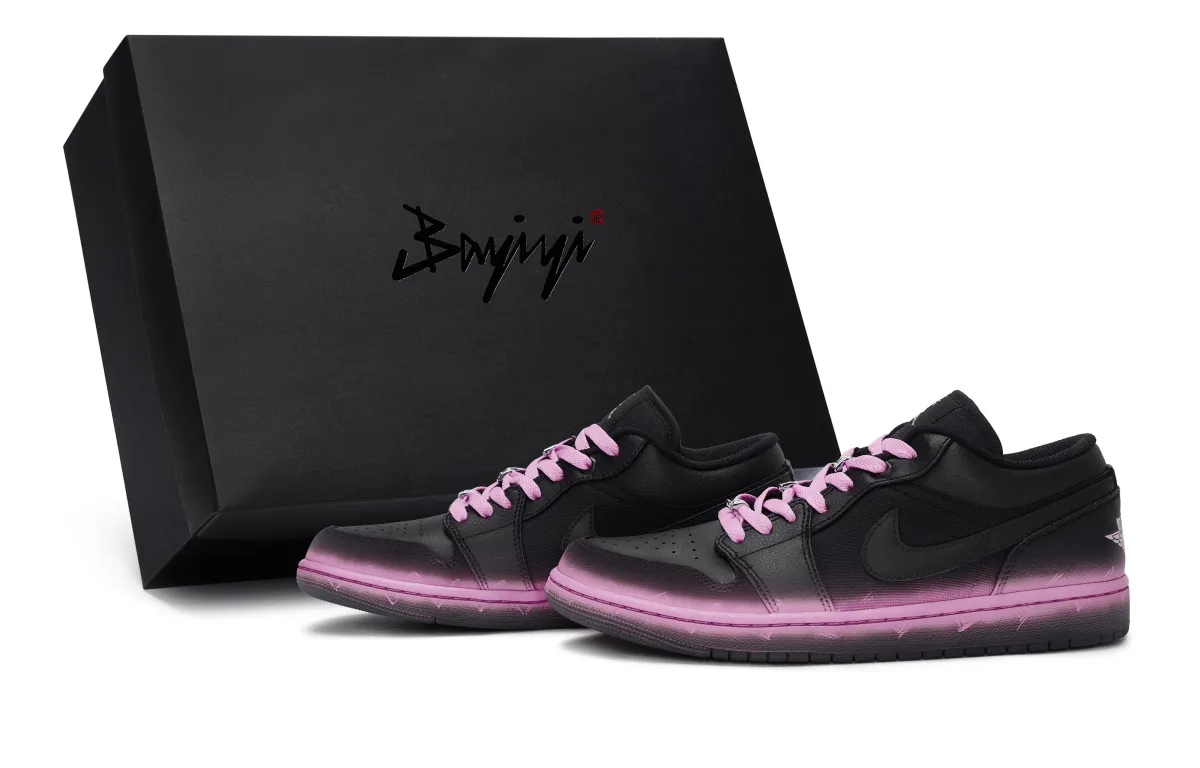 Jordan Air Jordan 1 811 Manufacturing, Current Surge Pink, Special Shoe Box Abrasion Resistant Slip Resistant