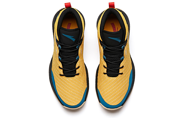 Anta Cushioning Slip Resistant Abrasion Resistant Breathable High top Basketball Shoes Men’s