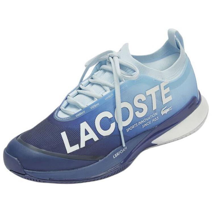 LACOSTE Fabric Vintage Low top Tennis Shoes Men’s Dark Blue