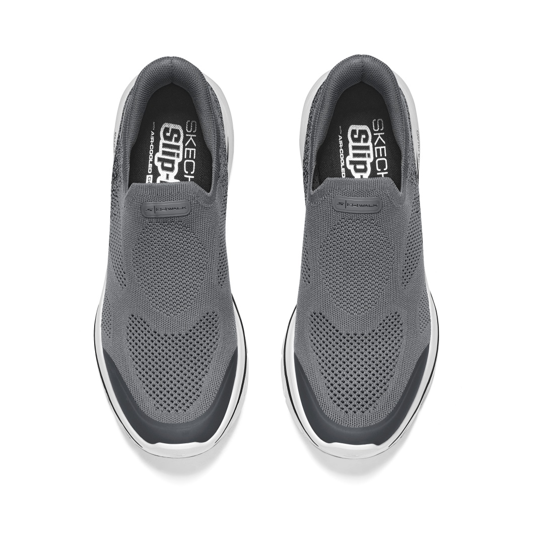 Skechers Go Walk 8 Abrasion Resistant, Breathable, And Lightweight Support Low top Casual Shoes Men’s Gray