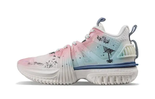 Li Ning Storm 2024 Slip Resistant Abrasion Resistant Slip Resistant Abrasion Resistant Low top Basketball Shoes Men's