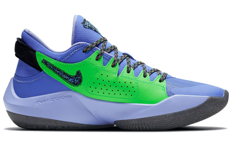 Мужские кроссовки Nike Freak 2 Play For The Future (фиолетовый / зеленый / черный) — Фиолетовый / зелёный / чёрный — фото 2