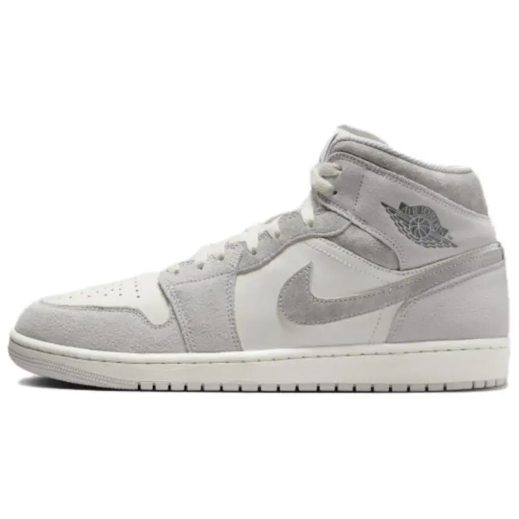 Jordan 1 Mid Se Neutral Grey Sail