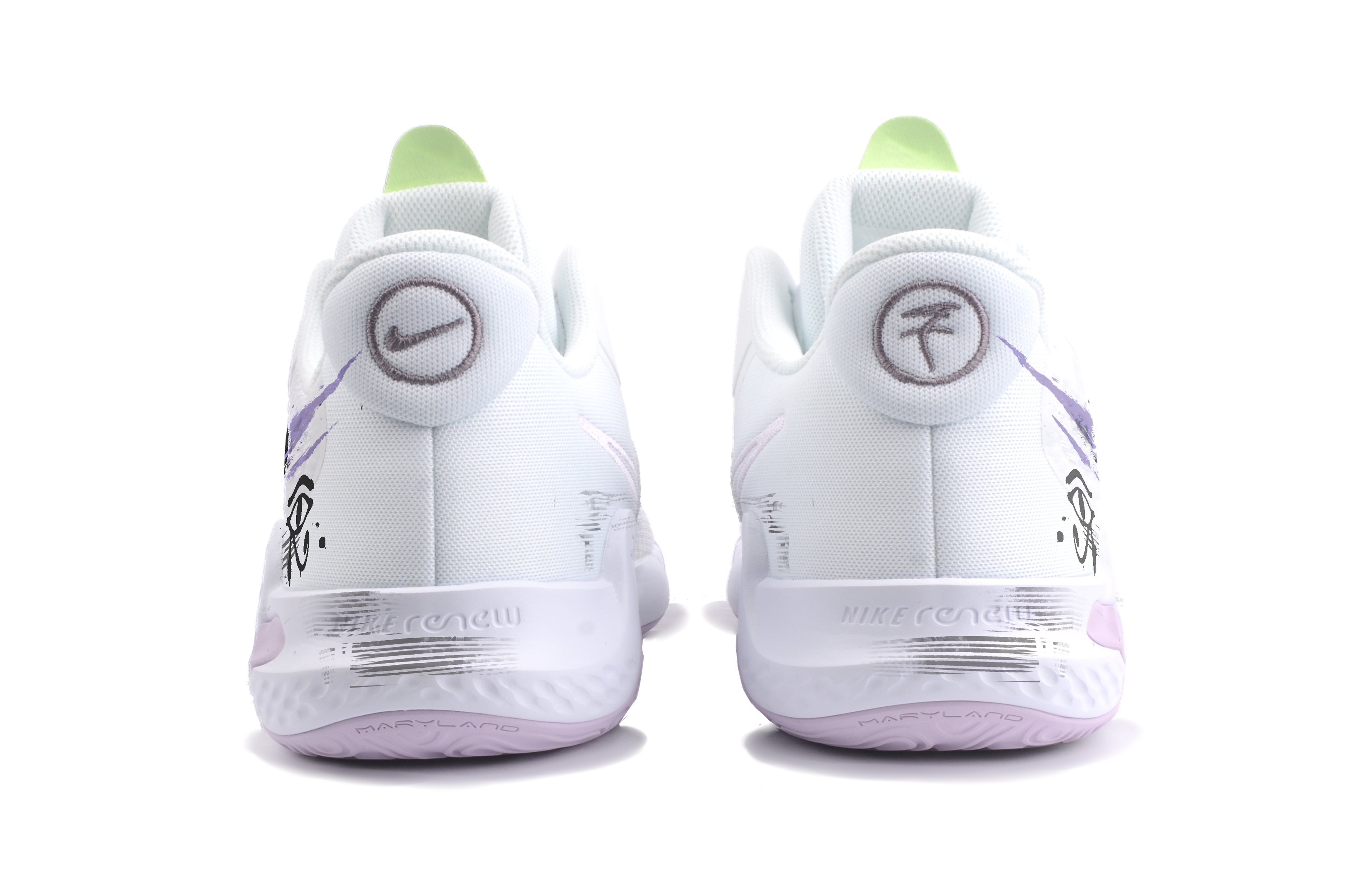 Nike KD Trey 5 IX Mid top Vintage Basketball Shoes Unisex Purple White
