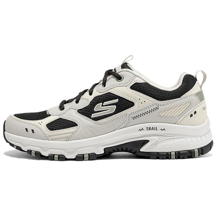 Skechers OUTDOOR MENS Rebound Low top Mountaineering Hiking Shoes Men’s Beige Gray Black