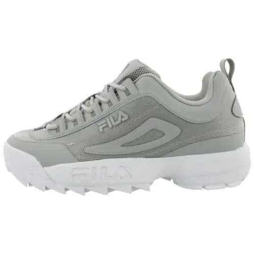 FILA Disruptor 2 Abrasion Resistant Low top Chunky Sneakers Men's Gray