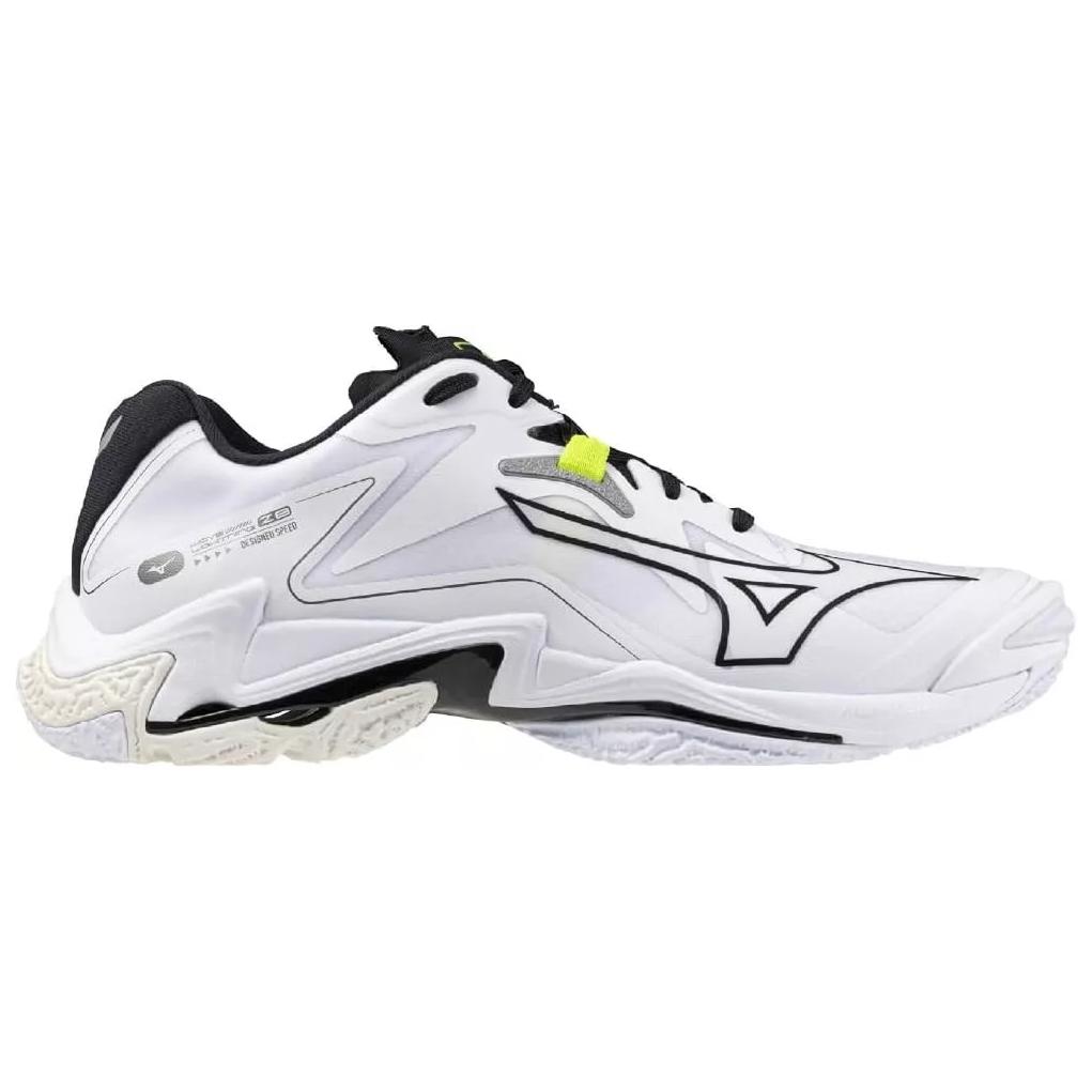 Mizuno Wave Lightning Z Slip Resistant Abrasion Resistant Low top Training Shoes Unisex White