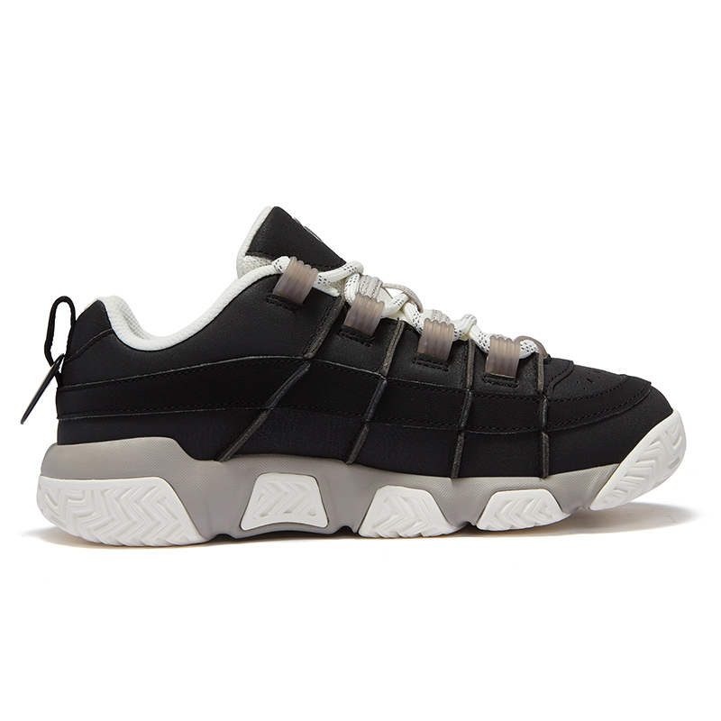 FILA FUSION BUSTER Puffy Shoes Low top Vintage Basketball Shoes Women’s Black/Snow