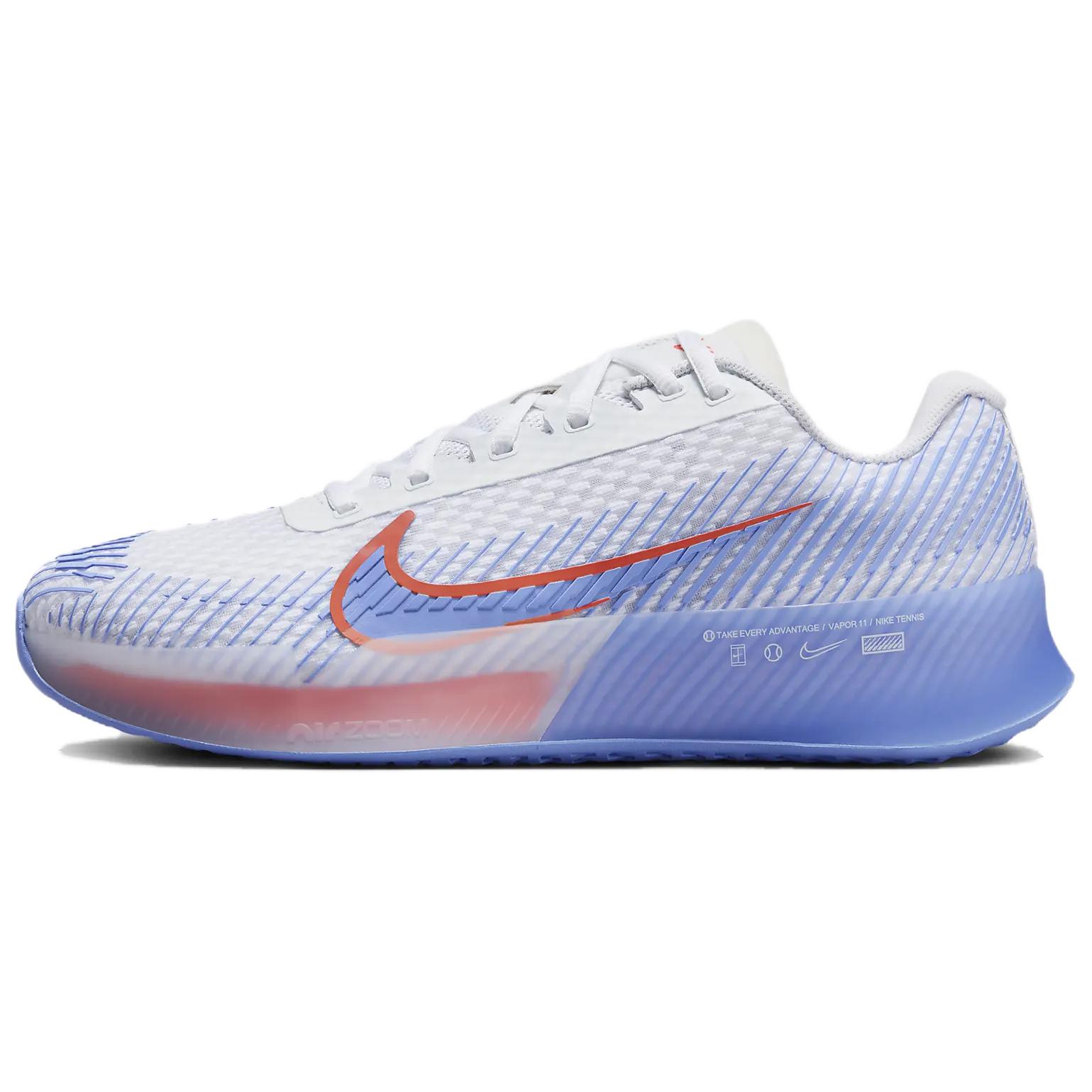 Nike Air Zoom Vapor 11 Abrasion Resistant Low top Tennis Shoes Women’s Blue
