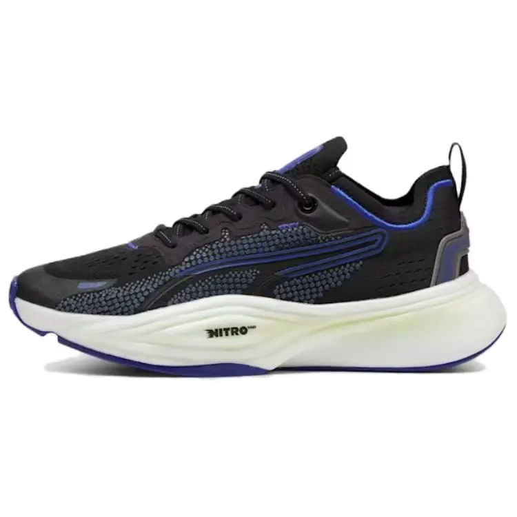 PUMA Pwr Nitro Low top Training Shoes Unisex Black White Blue
