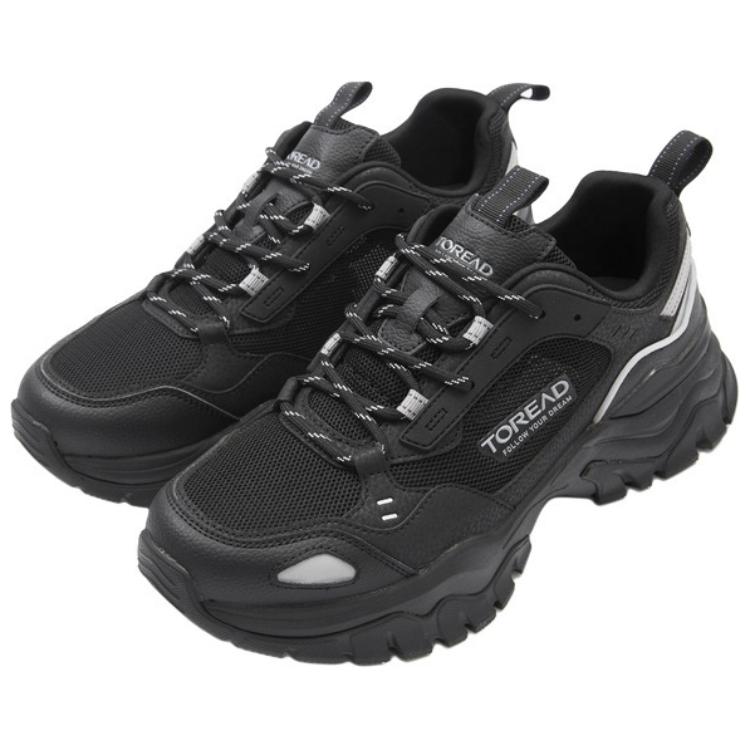 TOREAD Cushioning Slip Resistant Lightweight Low top Hiking Shoes Women’s Black