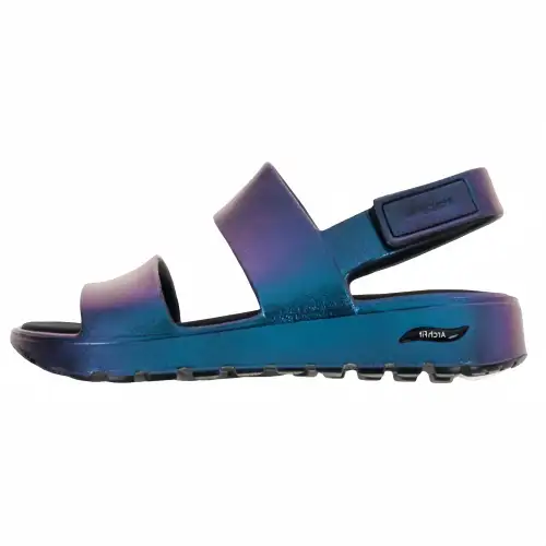Skechers ARCH FIT FOOTSTEPS One Strap Sandals Women's Black