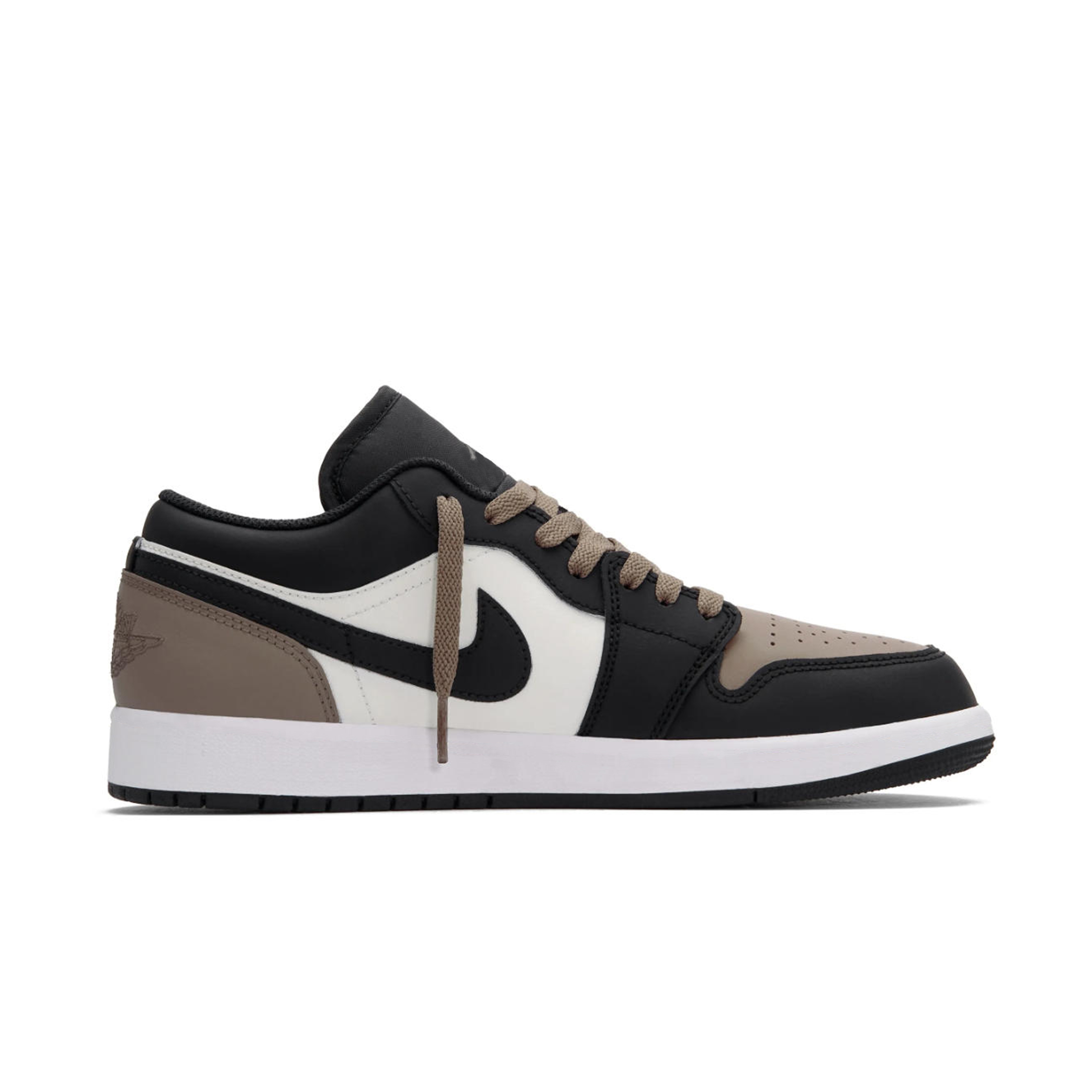 Jordan Air Jordan 1 Mocha Latte Leather Abrasion Resistant Abrasion Resistant Low top Retro Sports Shoes Unisex