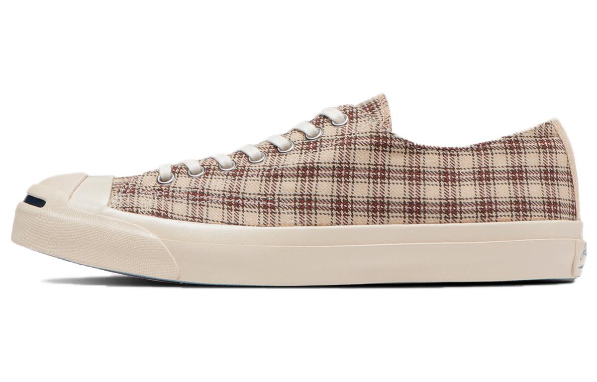 Converse JACK PURCELL US CHECK Low top Canvas Shoes Unisex Beige Japan Version
