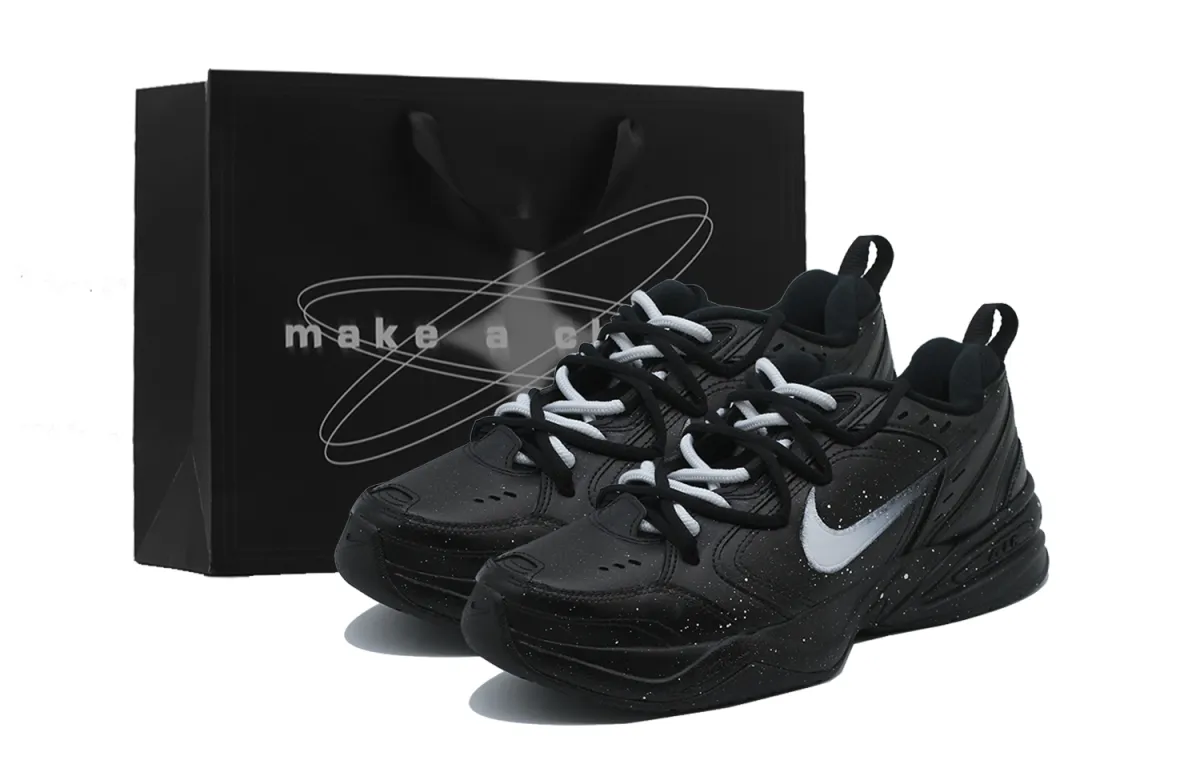 Nike Air Monarch 4 Slip Resistant Abrasion Resistant Slip Resistant Abrasion Resistant Low top Chunky Sneakers Unisex