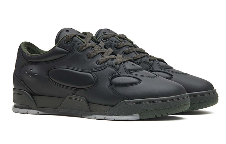 EQLZ EQUALIZER 1980 JS Low top Vintage Basketball Shoes Unisex Black Agate