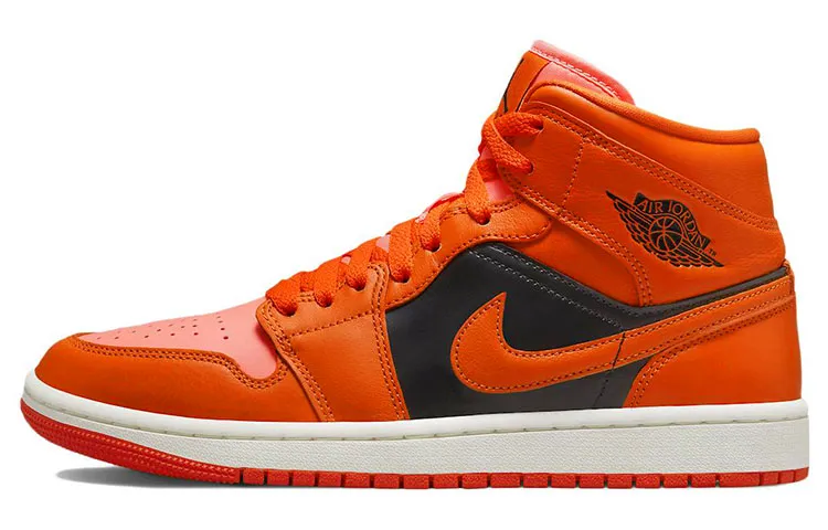 Air Jordan 1 Mid Se 'Rush Orange' Women's