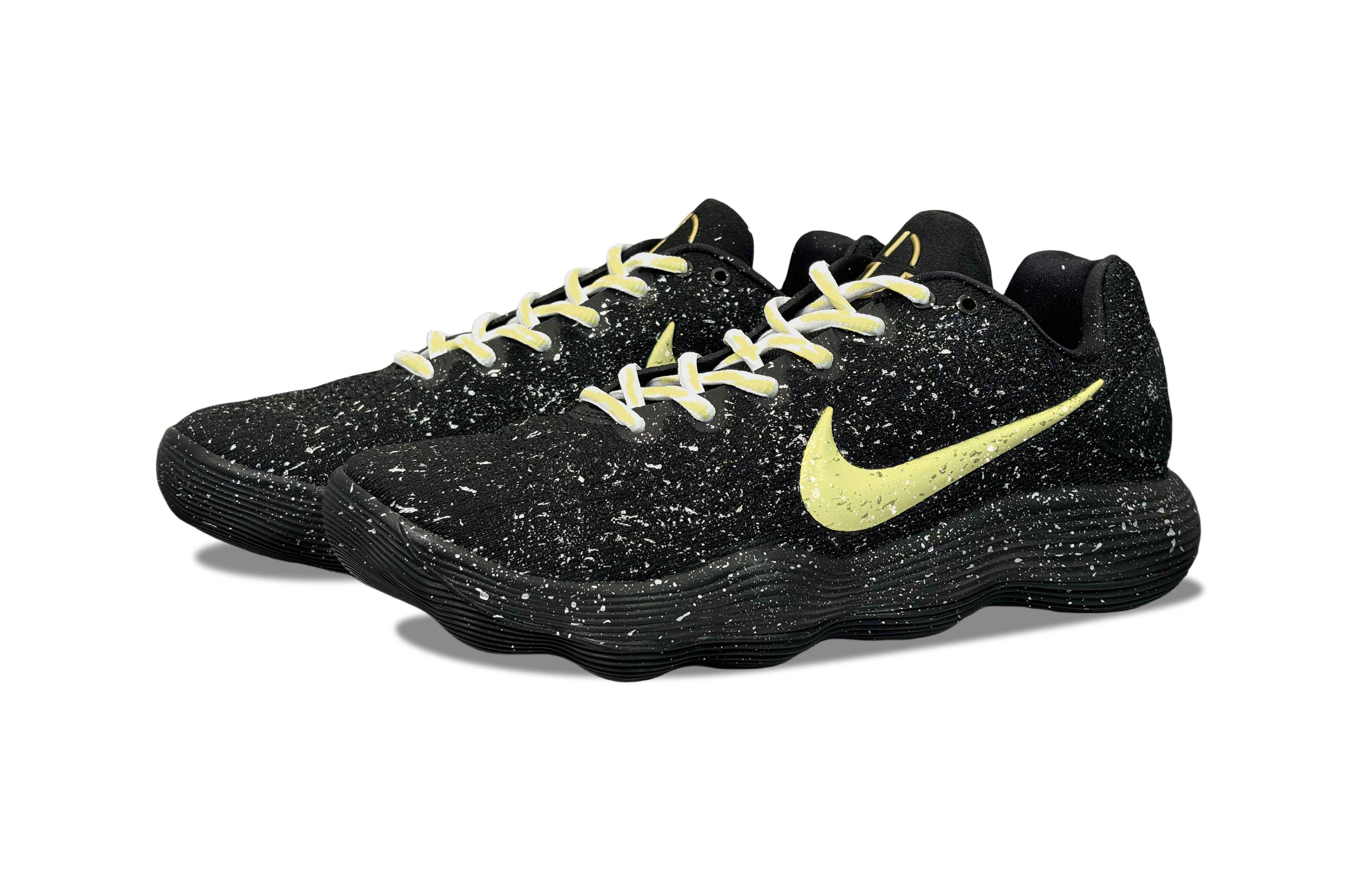 Nike Hyperdunk 2017 YDCC Gilded Baby’s Breath Abrasion Resistant Low top Basketball Shoes Unisex Black Gold