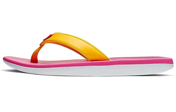 Nike Bella Kai Thong Slip Resistant Slip Resistant Slide Slippers Women's Pink Yellow