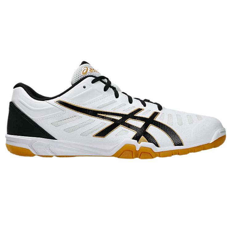 ASICS Attack Excounter 2 Synthetic Leather Low top Training Shoes Men’s White Black